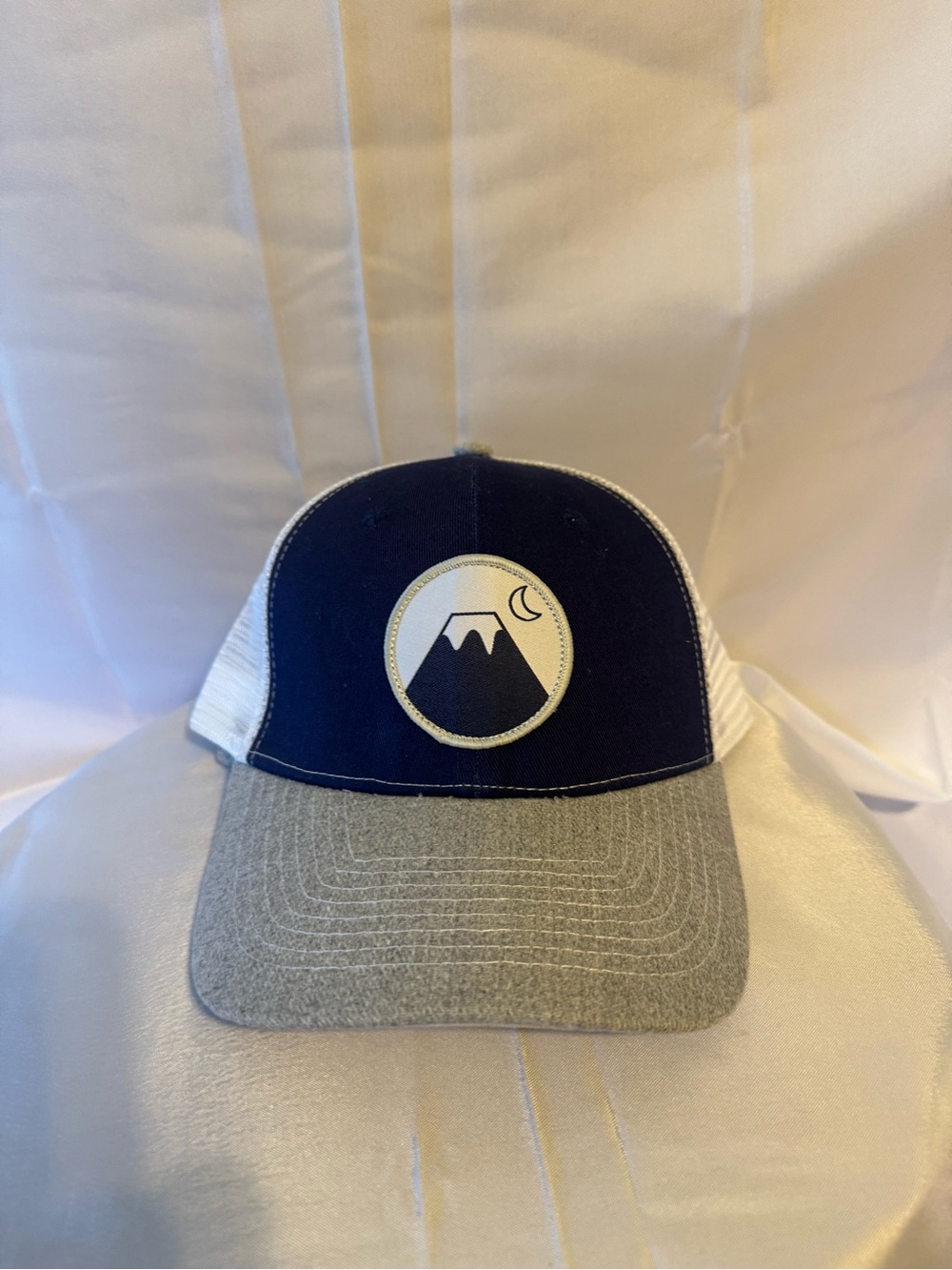 Cotapaxi Mountain Patch Trucker Hat - Navy, Gray, White